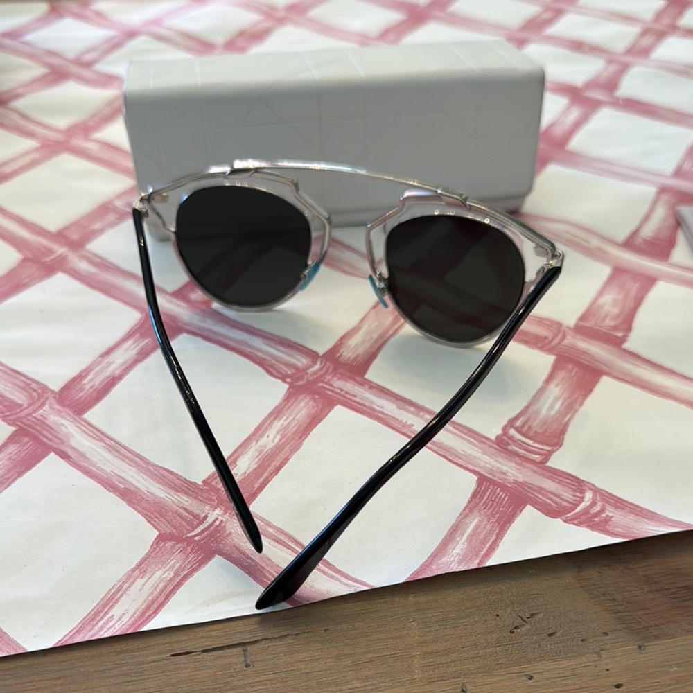 Dior “So Real” Metallic Silver Sunglasses - Picture 2 of 5